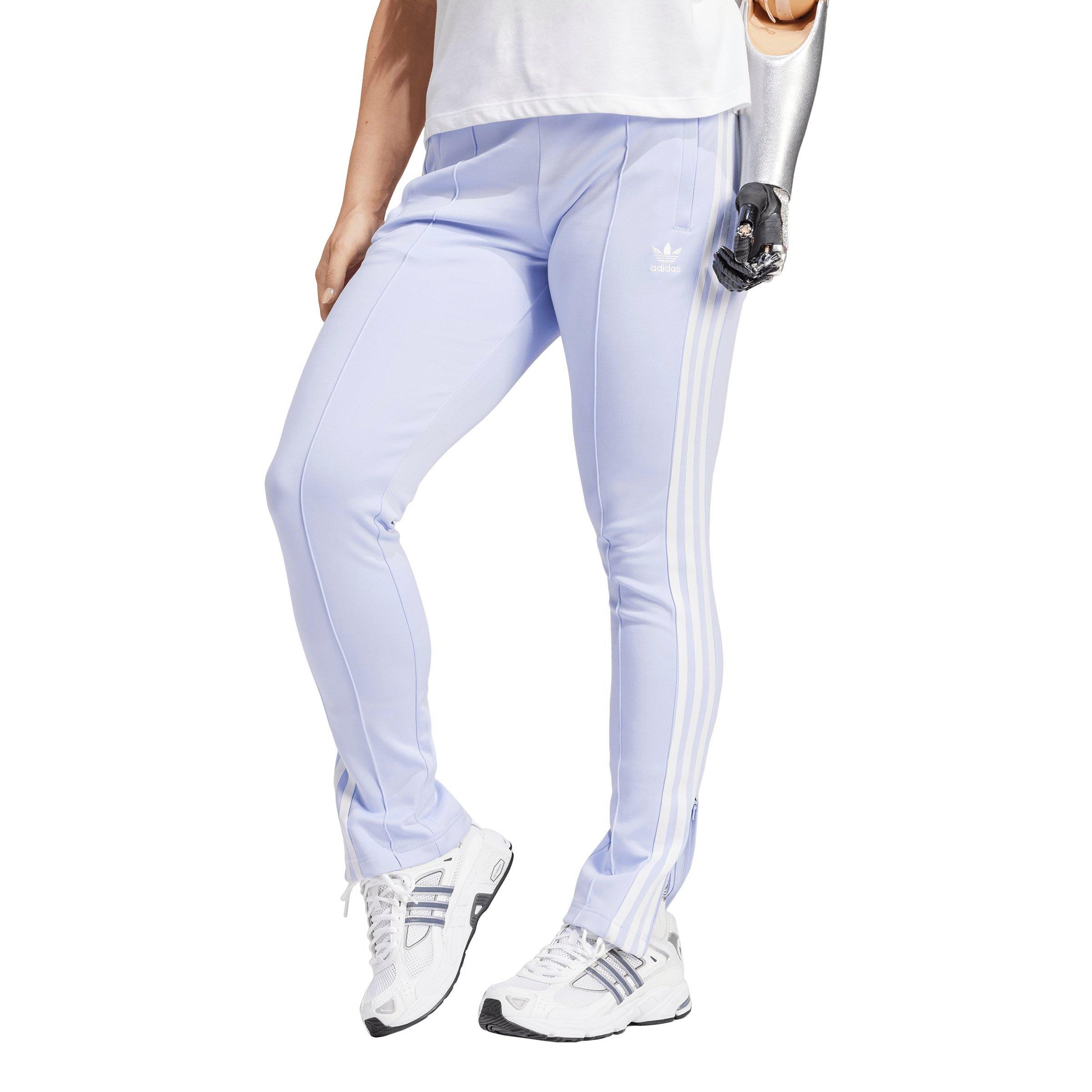 Purple adidas tracksuit bottoms deals